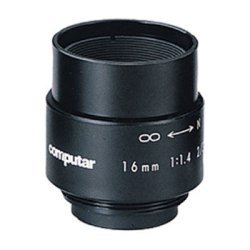 CML16-NI Computar 2/3" 16mm f1.4 Monofocal w/o Iris C-Mount Lens