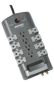 MMS7120RCT Minuteman 12-Outlet / 8-Rotating Outlet Surge Suppressor w/ Phone Line Protection