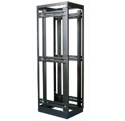 P22MT4425M 25U - 43.75" VPO Frame, Vertical With Leveler Base (Black Texture)