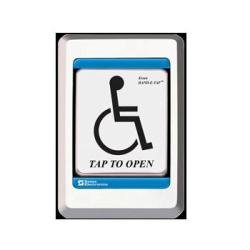 PHSS1-US Essex Hand-E-Tap Access 5A Switch, ADA Wheelchair Icon, Stainless Steel Bezel