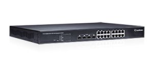GV-POE1611 16 Gigabit Port Managed Switch (Up to 15 IP Cameras) 250W 802.3at, with optional 4-port SFP Combo Uplink 140-POE1611-G16