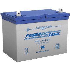 Power Sonic PS-1270F1 PS Series 12V, 7Ah General Purpose Rechargeable SLA Battery, F1 Terminals