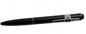PrmaMQ77N256: Black and Silver Recorder Pen 256MB