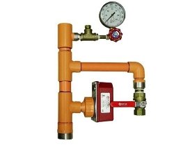 RD13-100-0 Potter 1 Inch Sprinkler Riser Without Check Valve