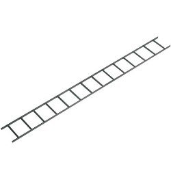 RM651 Black Box Ladder Rack, 10′ x 12" Black