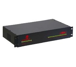RMMV-122428-24F Mixed voltage rack mount power supply with 24 fused outputs: 12 VDC, 4 A, + 24 VDC, 4 A, 8 output & 24/ 28 VAC, 12.5/10 A, 16 output