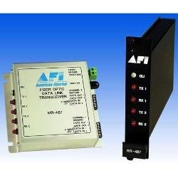 American Fibertek RTX-487 2-Ch RS485, 2/4 Wire or RS422 Rack Card TX, MM 