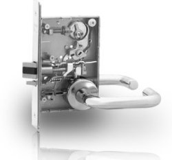 RX-8271-24V-LL-26D-RH Sargent Electromechanical Request-to-Exit Mortise Lock Lever Trim (Complete Lock), 24V, Right Hand