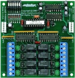 8 OUTPUT SIGNAL RELAY BOARD(S)