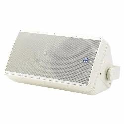 SM82T-W 8" 2-Way Weather Resistant Speaker System w/ 60-Watt 70.7V/100V Internal Transformer (New 8Ω Bypass) - White