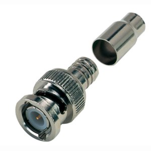 BNC connector 2 Piece CRIMP, Copper