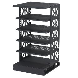 STROTR-30 30" Tall Steel Pull-Out Rotating Shelving Unit