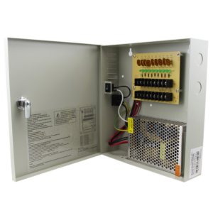 9CH 10Amp Power Supply Box, DC 12V