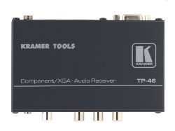 TP-46 Component Video or Computer Graphics Video with Audio over Twisted Pair Receiver