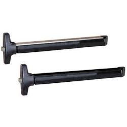 V40ER36WBK Detex Alarmed Rim Exit Series, Electric Latch Retraction, 36" Wide Door (3'), Wide Pla...
