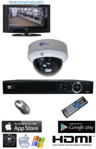 1 Dome Security Camera DVR System IMAX-VDM600-1CH-KIT