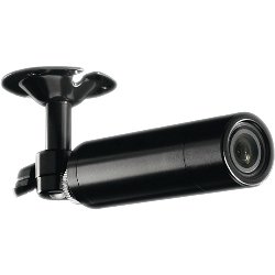 VTC-206F03-4 Indoor/Outdoor Color Mini Bullet Camera, 3.6mm Fixed Lens, 600TVL, Black, NTSC, 12VDC