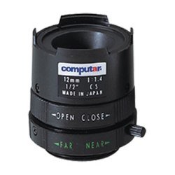 CML12-MI Computar 1/2" 12mm f1.4 Monofocal Manual Iris CS-Mount Lens