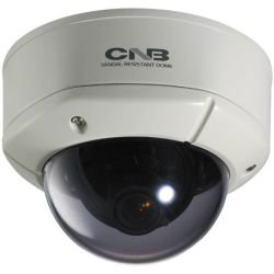CNB-V1000N CNB 1/3" Sony SuperHAD CCD 380TVL 3.8mm Fixed Lens 12VDC Vandal Proof Dome Camera