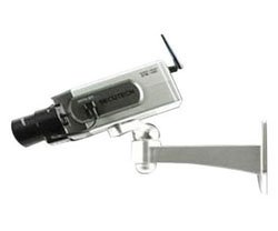Dummy Bullet Camera with Blinking Red LED and motion detection sensor