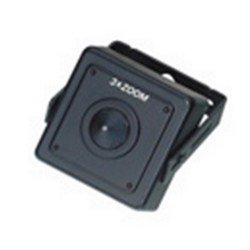 KPC-HD38CZP4 KT&C 520 TV Lines, f 4.3mm Super Cone Pinhole Lens, 38 x 38 mm, Option: Remote or RS-485