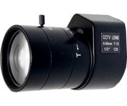 1/3" 6.0-60mm Auto IRIS Vari-Focal Lens 