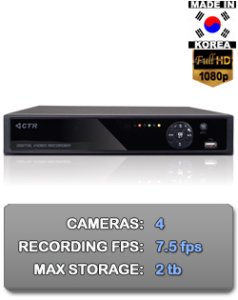 4 Channel High Definition HD-SDI Digital Video Recorder