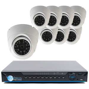 8 HD 1080p Dome Cameras DVR Kit for Business Professional Grade