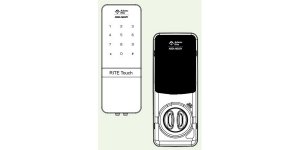 Digital Door Lock, Keyless Access Control, 40 Credential Card, Surface Mount, For Single/Double Full Glass Door