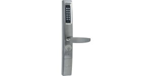 Door Deadlatch Keyless Entry Control Device, Satin Chrome, For Latch or 8000/7200/ED4000 Series Exit Device
