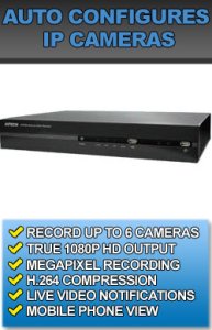 AVH306 - Network Video Recorder - Auto Detects IP Cameras!