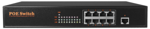 9 Ports With 8CH PoE Switch
