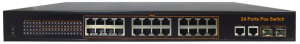28 Ports With 24CH PoE Switch