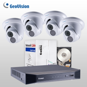 Geovsion 4 Camera custom server kit GV-EBD2704