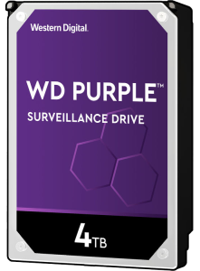 WD Purple Surveillance 4TB AV 3.5" Hard Disk Drive for DVRs/NVRs