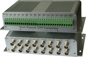 ST-PB16 | 16CH Passive Balun Transceiver Hub, 1U Case