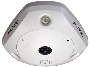 IP Camera, PTZ, Hemispheric, Indoor/Outdoor, H.264/MJPEG, 2048 x 1536 Resolution, F2.0 1.19 MM Le...