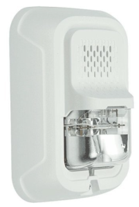 System Sensor CHSWL L-Series Selectable Output Chime Strobe, Wall Mount, White