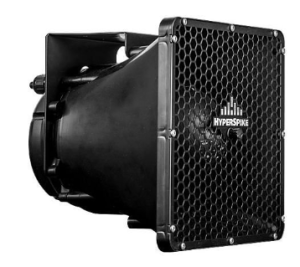System Sensor 90219A-802-01-L HyperSpike TCPA-10 Long Range Speaker, UL1480 C1D2, ohm, Black