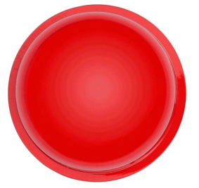 System Sensor LENS-RC2 L-Series Lens for Any Indoor Ceiling Mount Strobes, Red