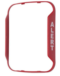 System Sensor BZSPR-AL L-Series BZSPR Wall Mount Speakers and Speaker Strobes, Red Bezel Kit, “AL...
