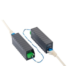 DoorBird 429602186 2-Wire Ethernet PoE+ Converter A1072, 262' Transmission Range