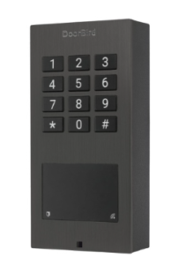 Doorbird DB-A1121-FM-V2A-TI A1121 Flush-Mount IP Access Control Device, Titanium
