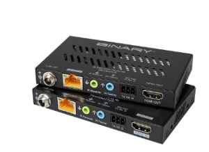 Binary B-540-EXT-70-SLIM 540 Series Slim 4K Ultra HD HDBaseT Extender with IR and RS-232