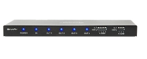 Binary B-260-444-HDR-SP14 4K HDR HDMI Splitter with EDID Control, 1x4
