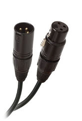 Binary B6-XLR-3FM-10FT 3P XLR Female to Male with Gold Plated Contacts, 10' (3m)