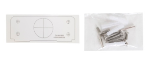 Luma LUM-A20-WMB-MPTZ-B Low Profile Wall Mount Bracket for Mini PTZ Camera, White