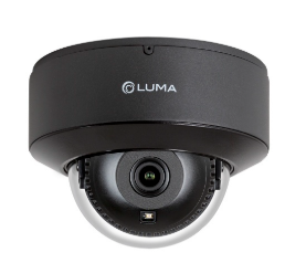 Luma LUM-520-IP-DFB 520 Series 5MP Dome IP Outdoor Camera, 2.8mm Fixed Lens, Black