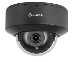 Luma LUM-820-IP-DFB 820 Series 8MP Dome IP Outdoor Camera, 2.8mm Fixed Lens, Black