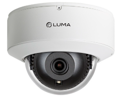 Luma LUM-820-IP-DFW 820 Series 8MP Dome IP Outdoor Camera, 2.8mm Fixed Lens, White